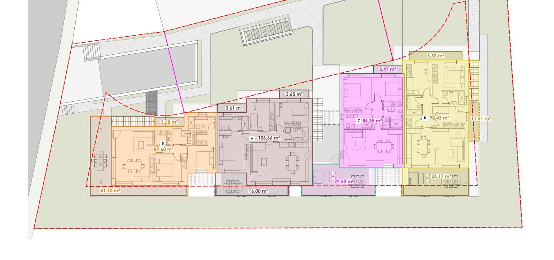 Wohnung 7: Grundrissplan
