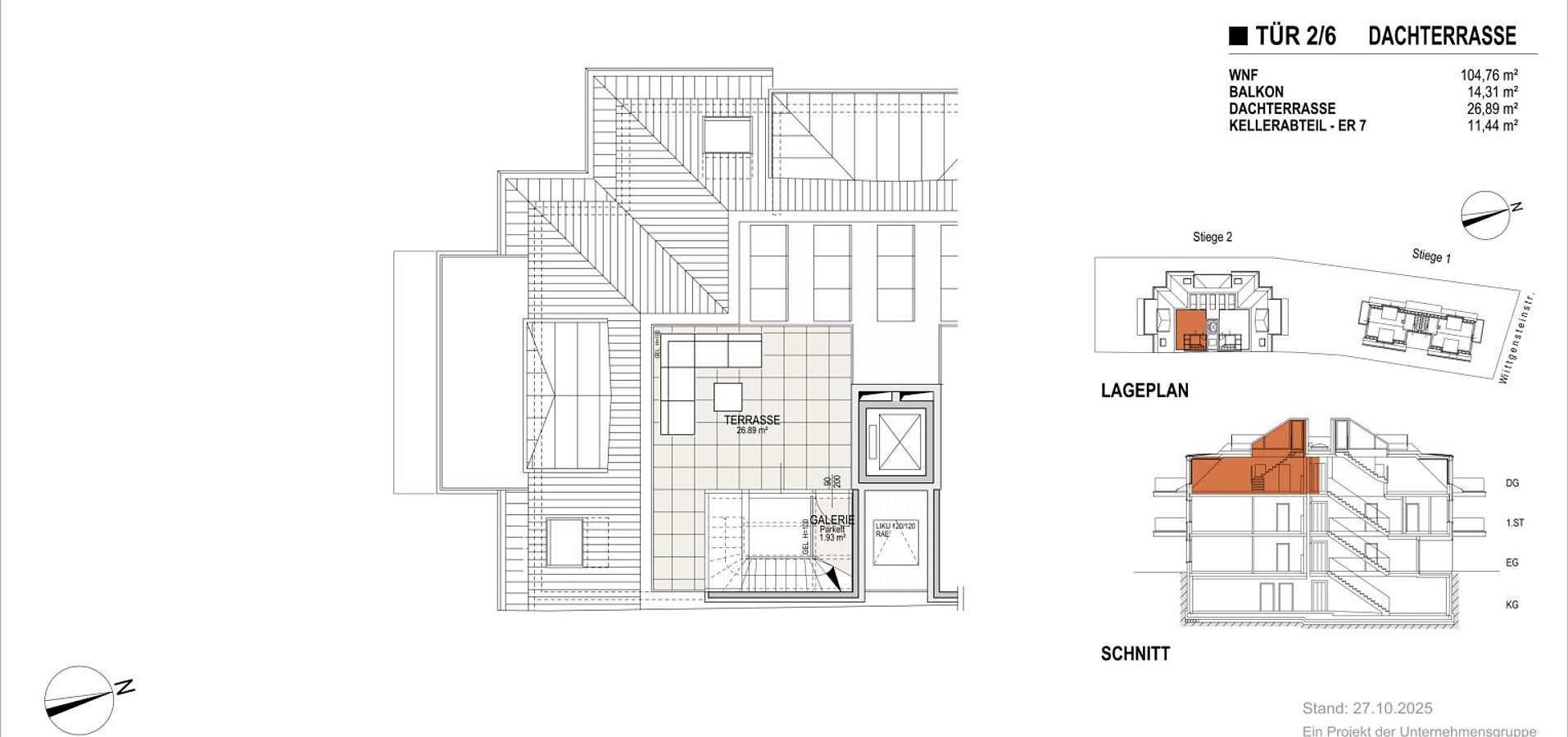 Grundriss DG Terrasse