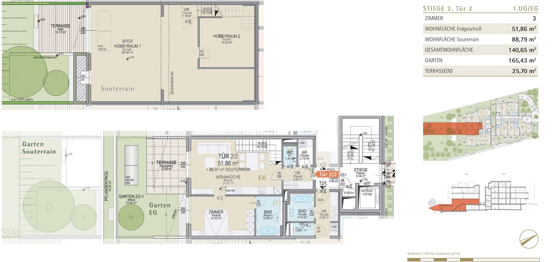 Grundriss Tür 2/2